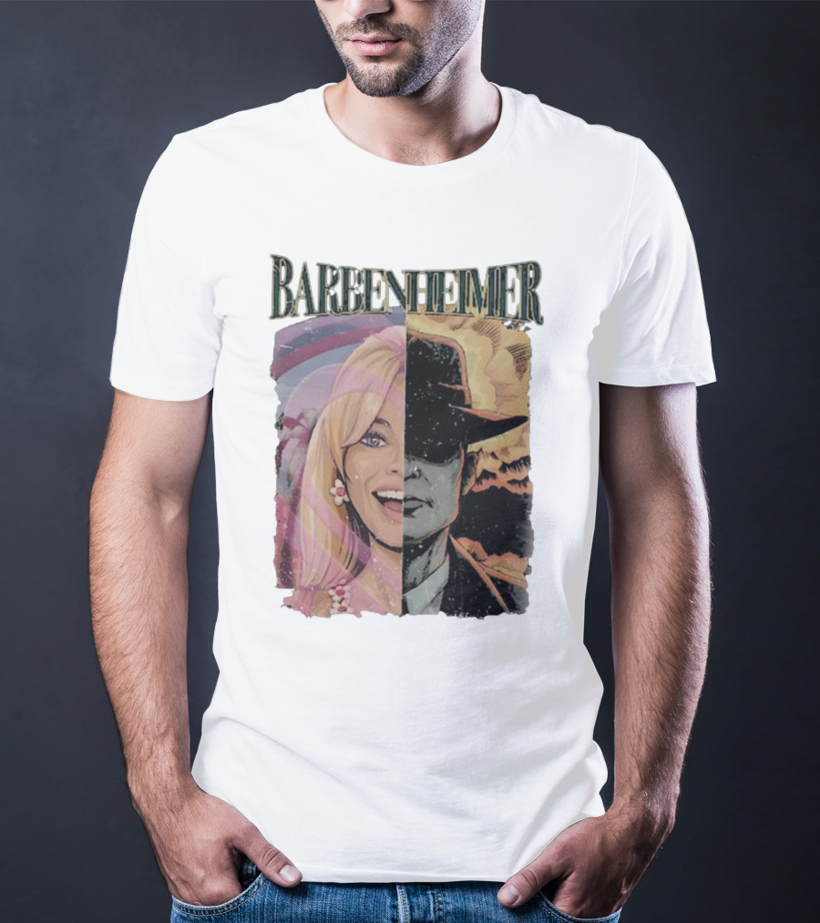 Barbenheimer Vintage I Survived Barbie Oppenheimer Fusion Uk Best Bernheimer India T-Shirt
