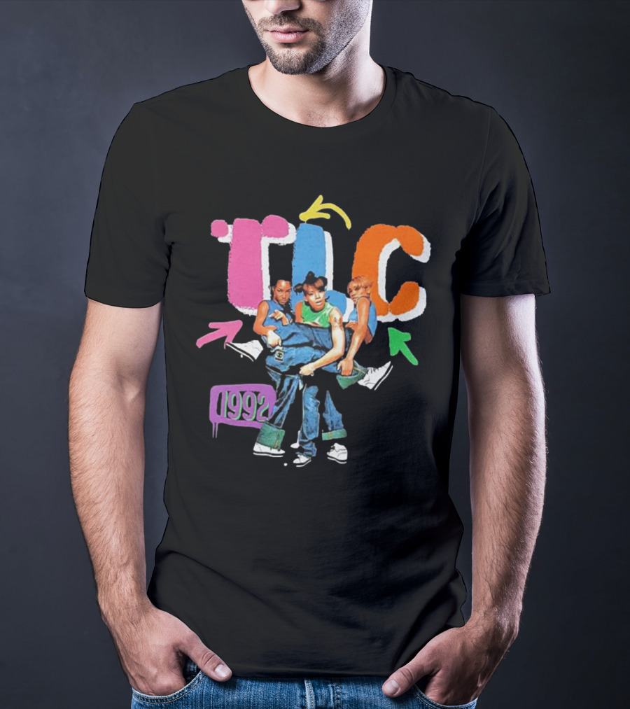 TLC 1992 Attractive Kicking Group T-Shirt