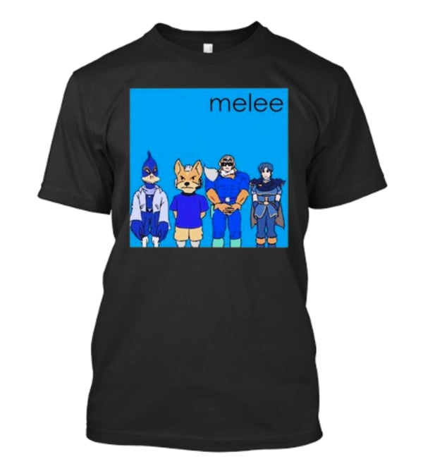 Start GG Shop Melee Blue Album Video Game Characters T-Shirt