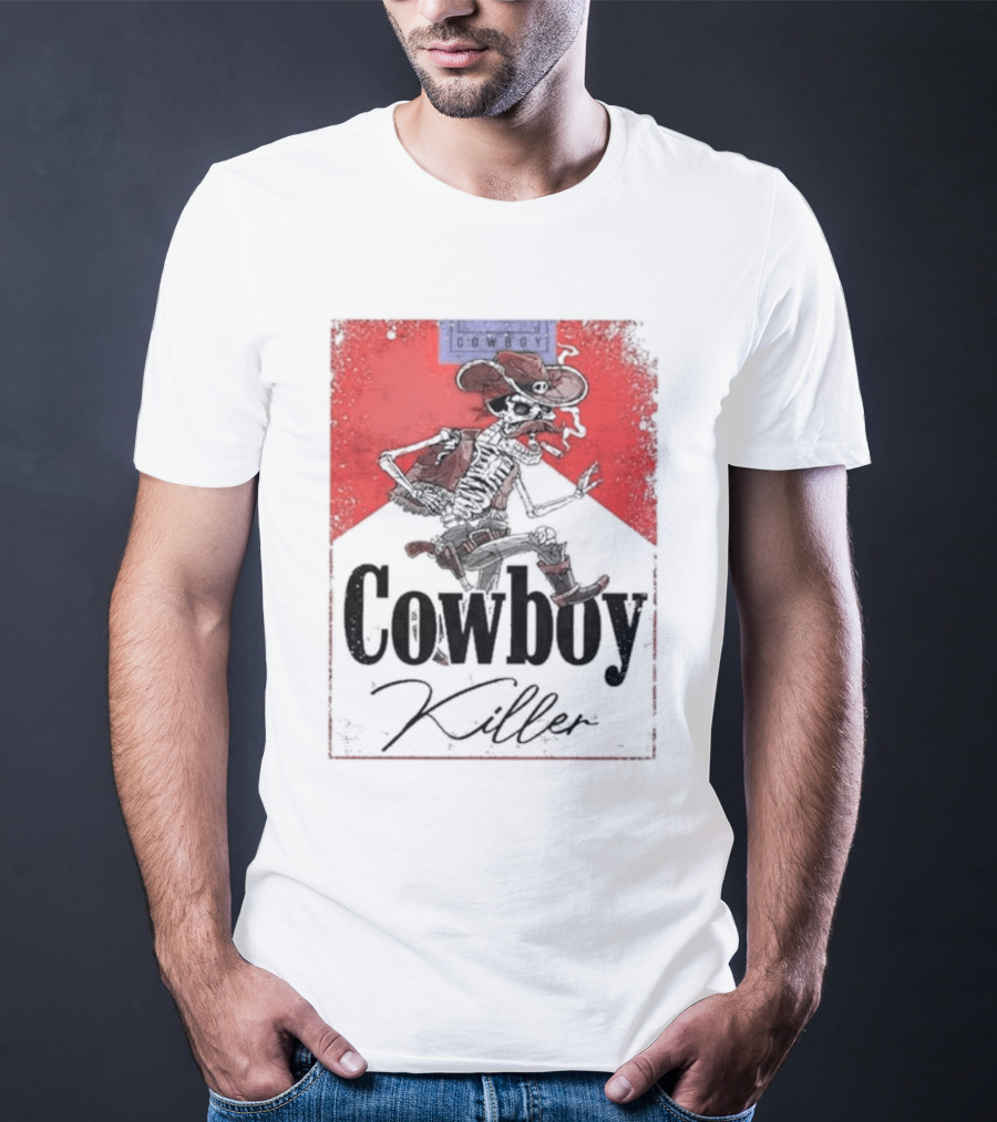 Cowboy Killer Jason Aldean Skeleton Cowboy T-Shirt