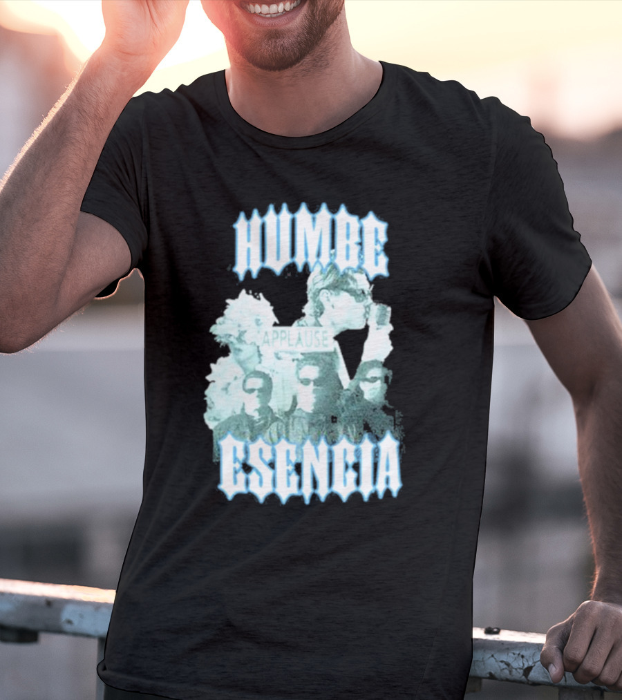 HUMBE APPLAUSE ESENCIA Vintage Aesthetic Collage T-Shirt