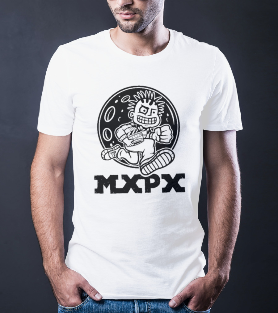 Mxpx Find A Way Home Moon Space PX Moon Punk Character T-Shirt