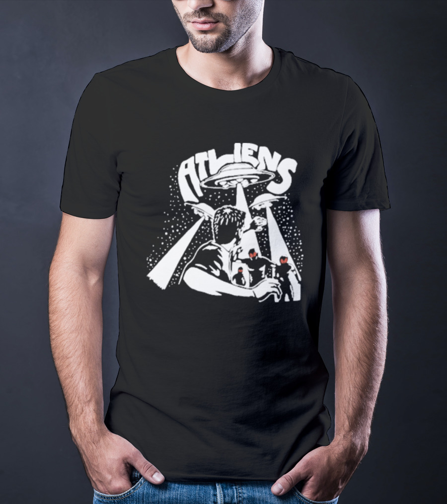 ATLien Abduction Escape With UFO Beam Encounter T-Shirt