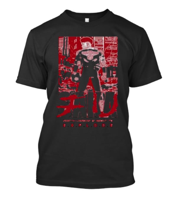 Cunners North London Sakura Manga Explode Iconic Red Urban T-Shirt