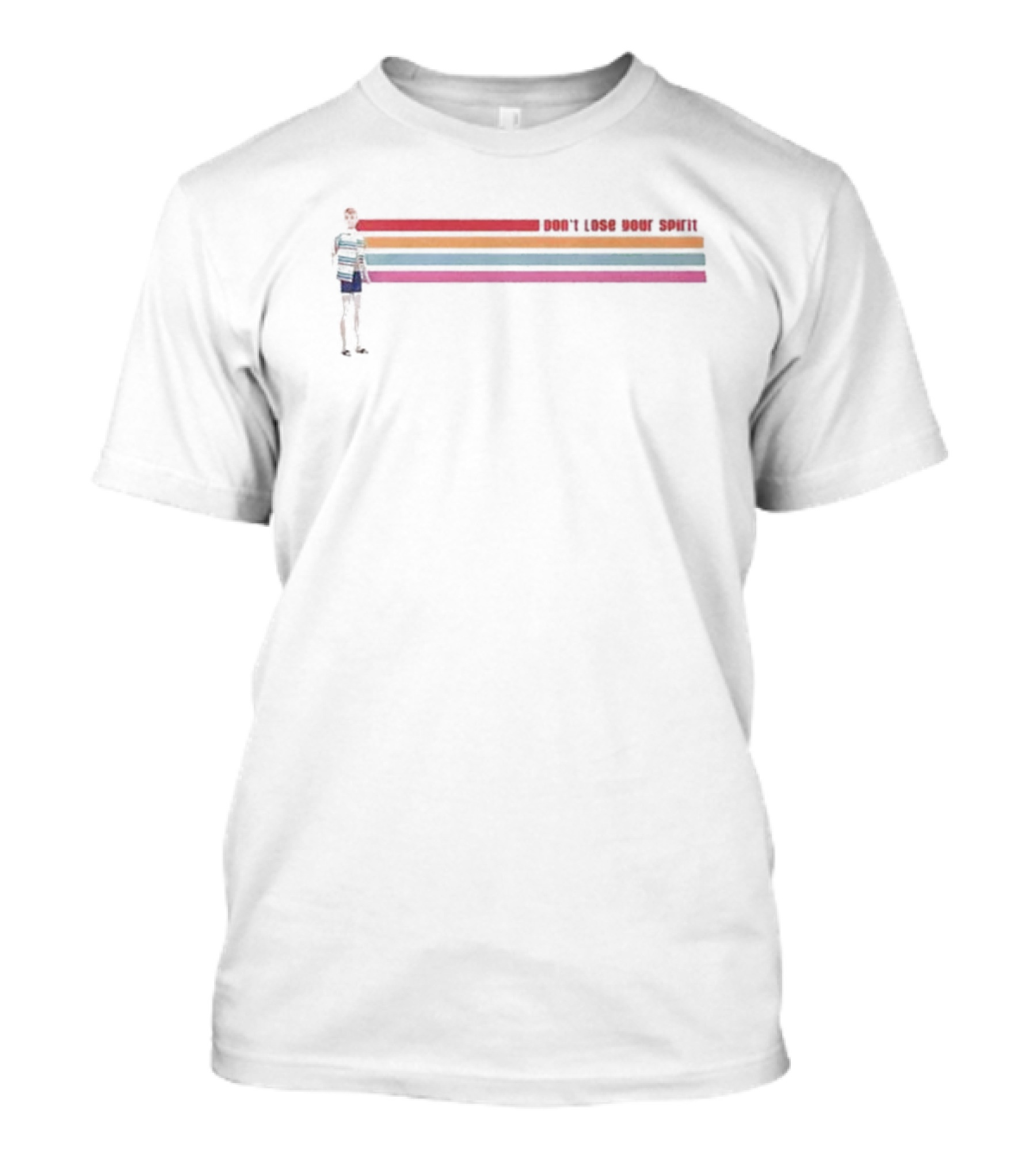 Mattel Creations Shop Don’t Lose Your Spirit Retro Stripes T-Shirt