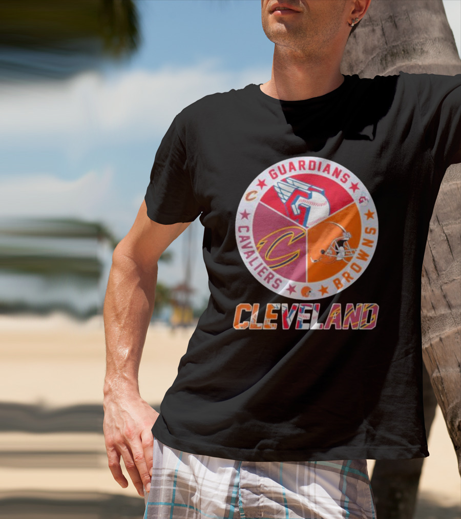 Cleveland Cavaliers Guardians Browns T-Shirt