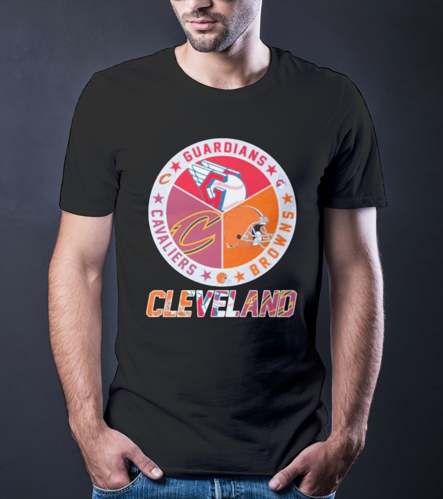 Cleveland Cavaliers Guardians Browns T-Shirt