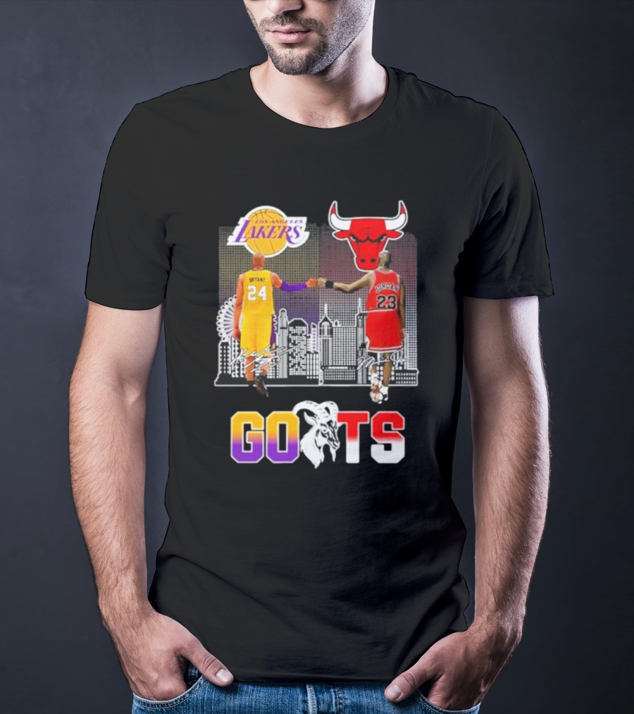 Los Angeles Lakers Chicago Bulls GOATS T-Shirt