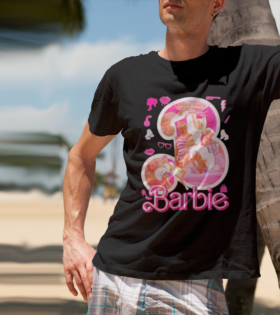 Barbie Pink Glam Fashion Icons Party T-Shirt