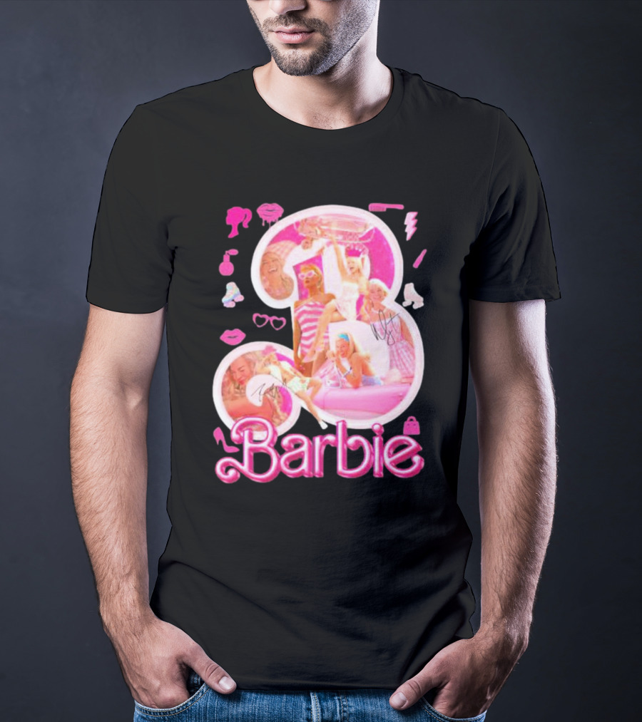 Barbie Pink Glam Fashion Icons Party T-Shirt