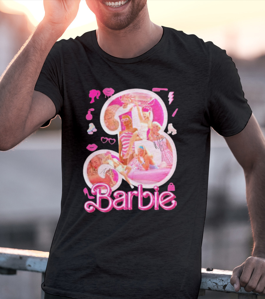 Barbie Pink Glam Fashion Icons Party T-Shirt