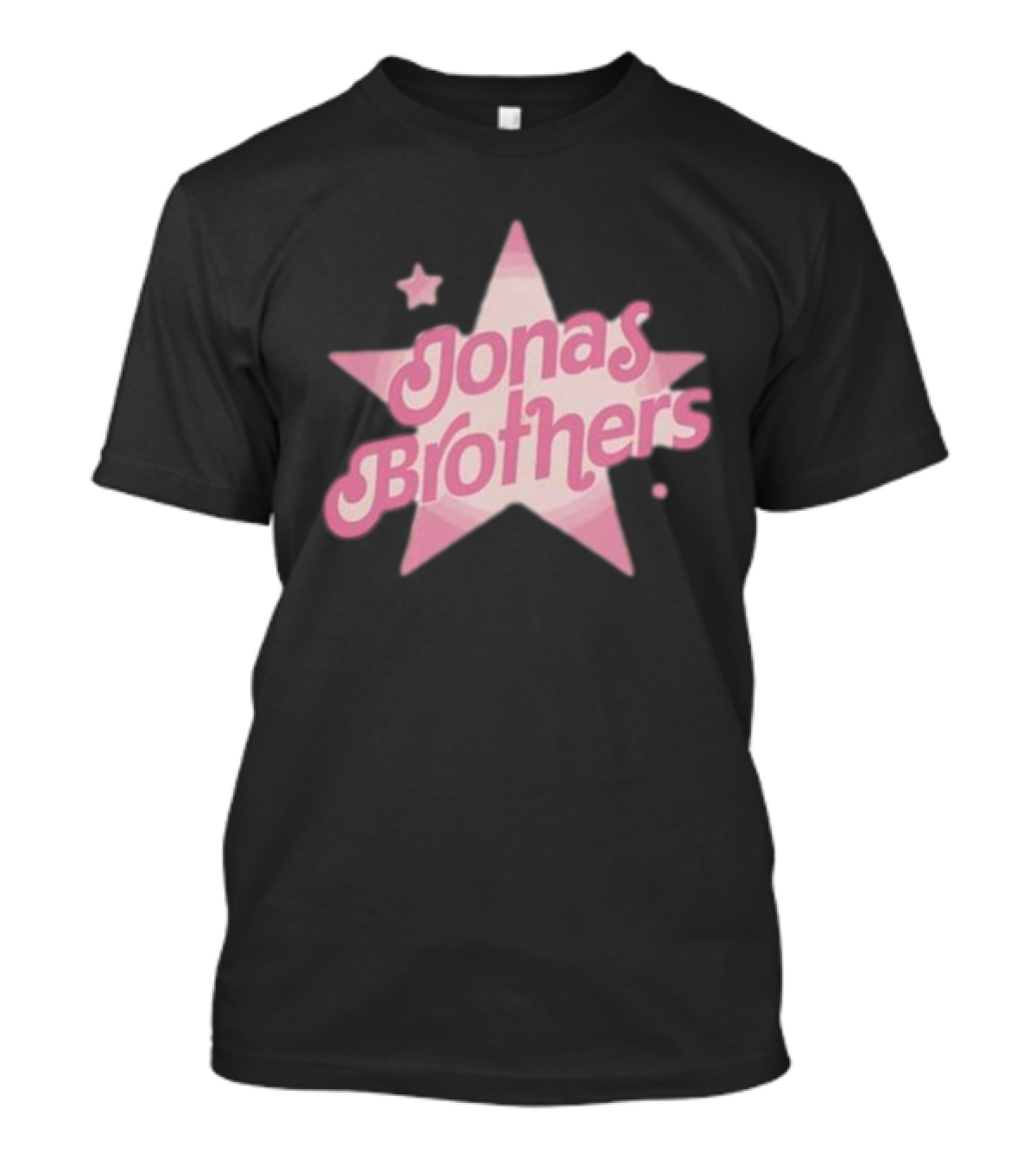 Jonas Brothers Pink Stars Retro T-Shirt