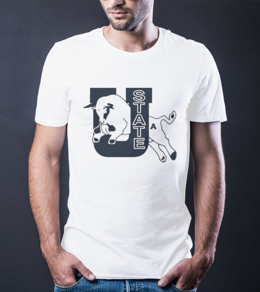 Homefield U State Utah Aggies Bull T-Shirt