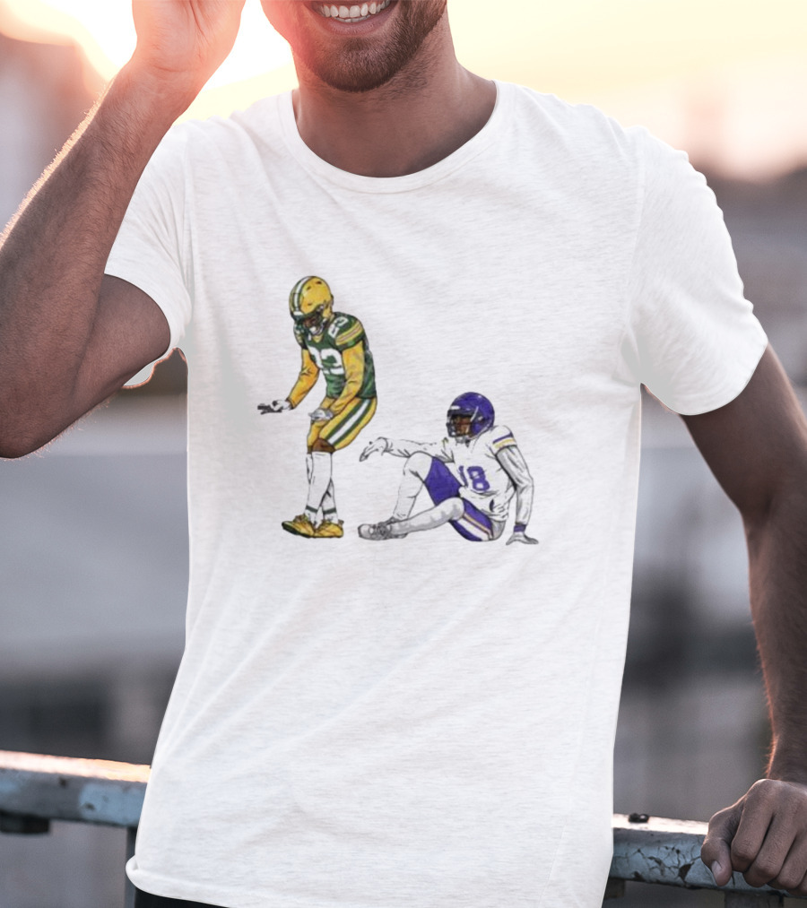 Aaron Nagler Ja Gritty Packers Vikings Dance T-Shirt