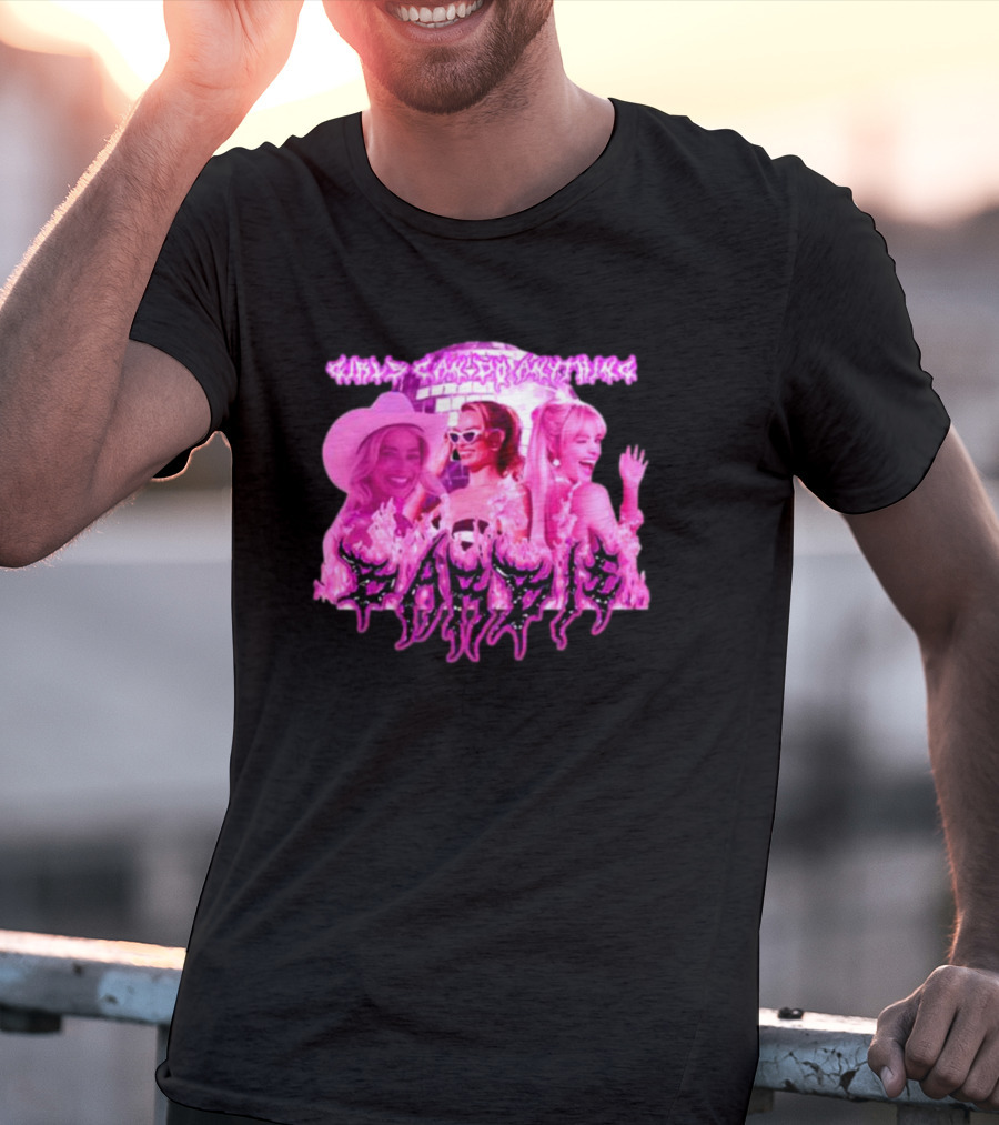 Sadstreet Margot Robbie Barbie Girls Can Do Anything T-Shirt