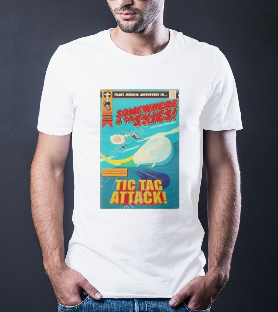 Trans Medium Adventures Somewhere In The Skies Tic Tac Attack T-Shirt