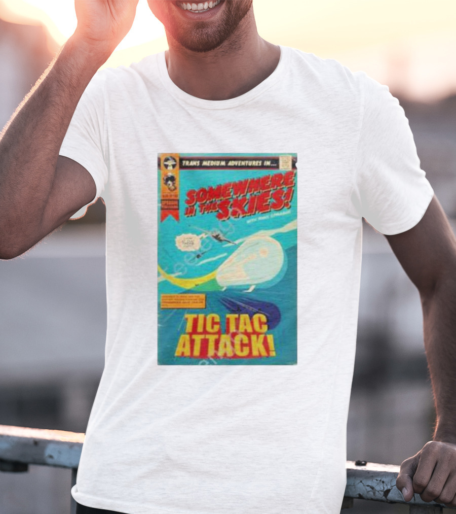Trans Medium Adventures Somewhere In The Skies Tic Tac Attack T-Shirt