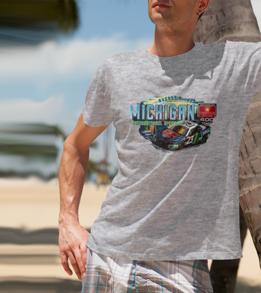 August Michigan International Speedway FireKeepers Casino 400 Race Car 23 T-Shirt