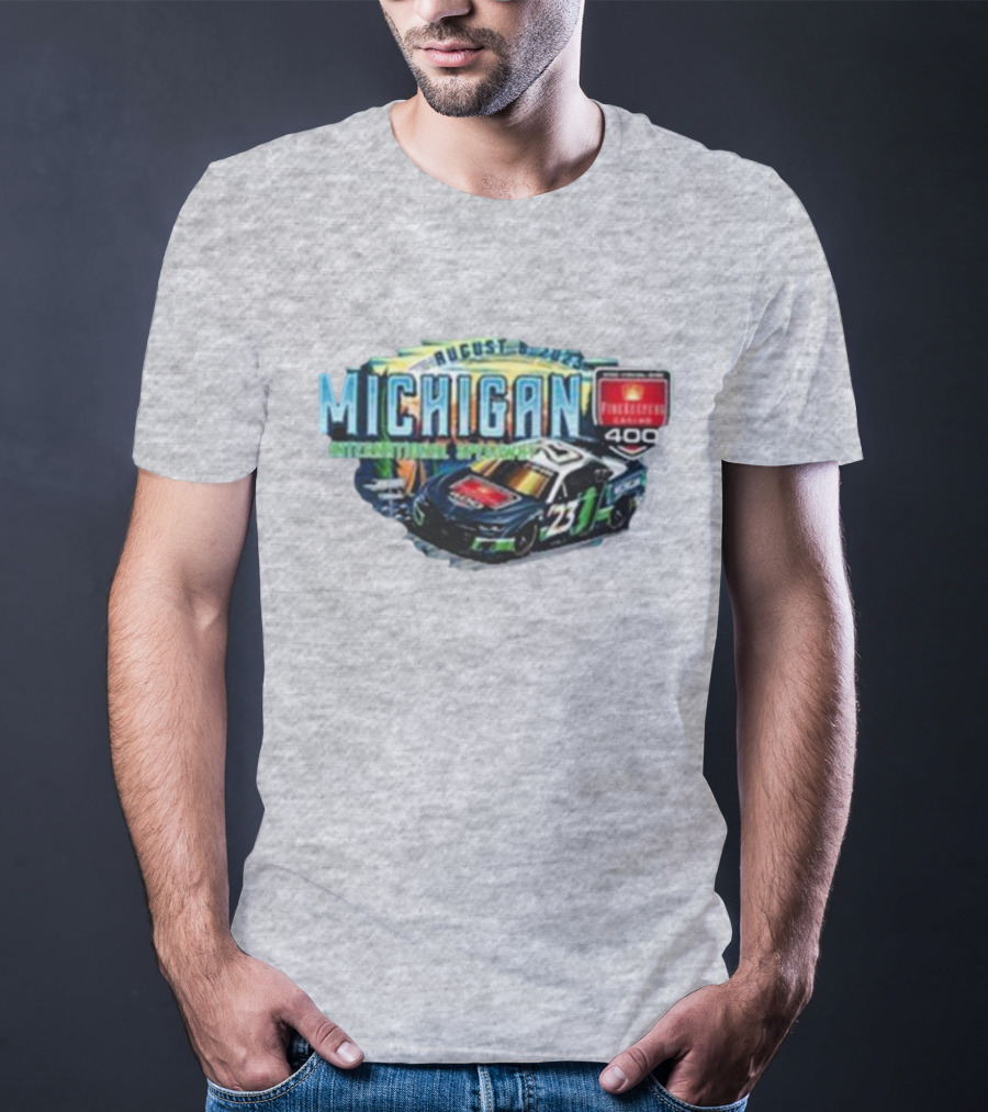 August Michigan International Speedway FireKeepers Casino 400 Race Car 23 T-Shirt