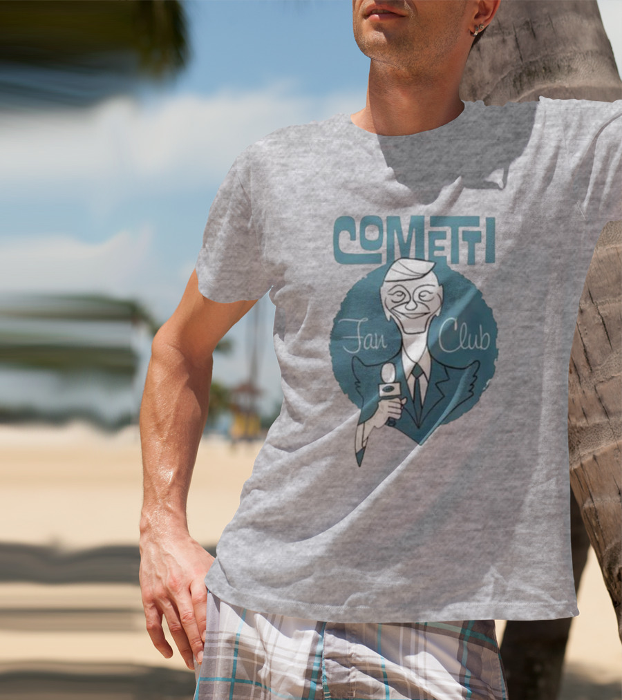 Cometti Fan Club Cartoon Microphone T-Shirt