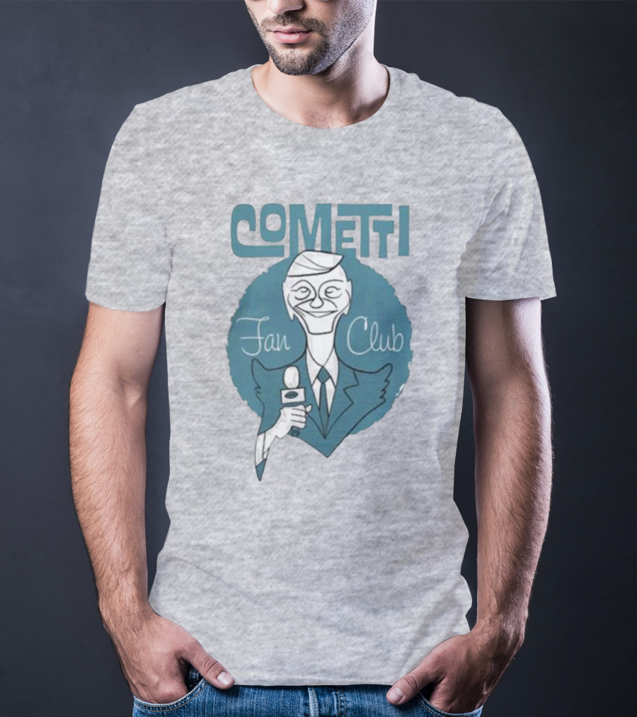 Cometti Fan Club Cartoon Microphone T-Shirt