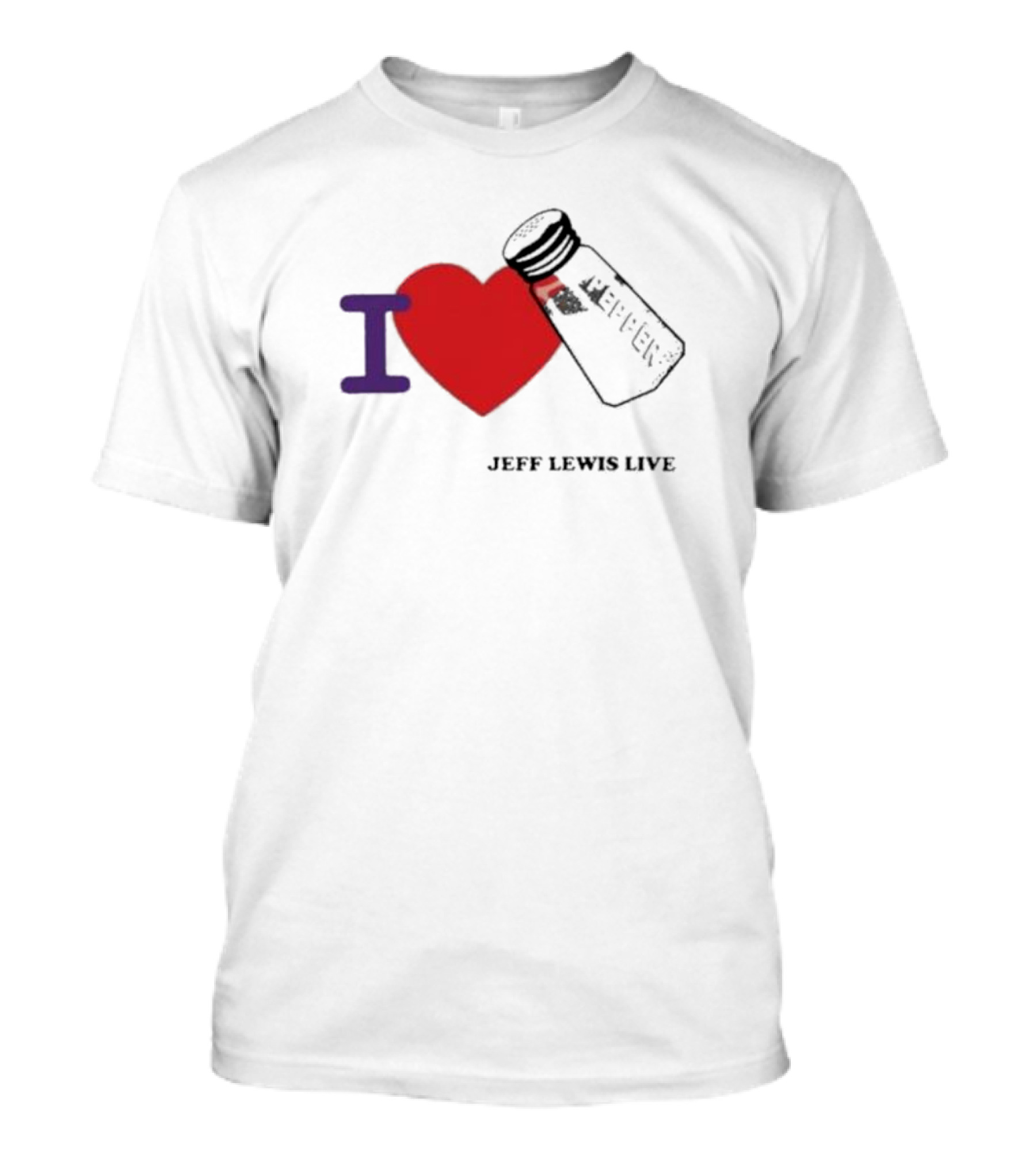 I Love Heart Pepper Icon Jeff Lewis Live T-Shirt