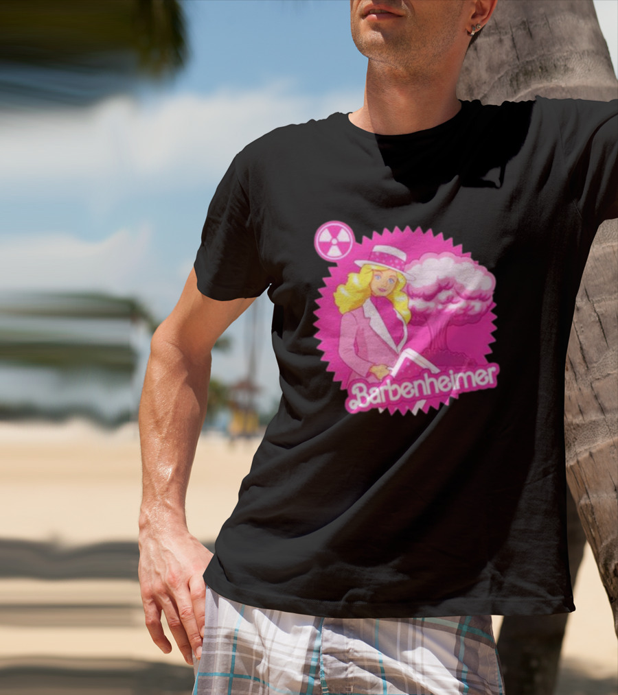 Barbenheimer Boom Pink Atomic Fashion Explosion T-Shirt