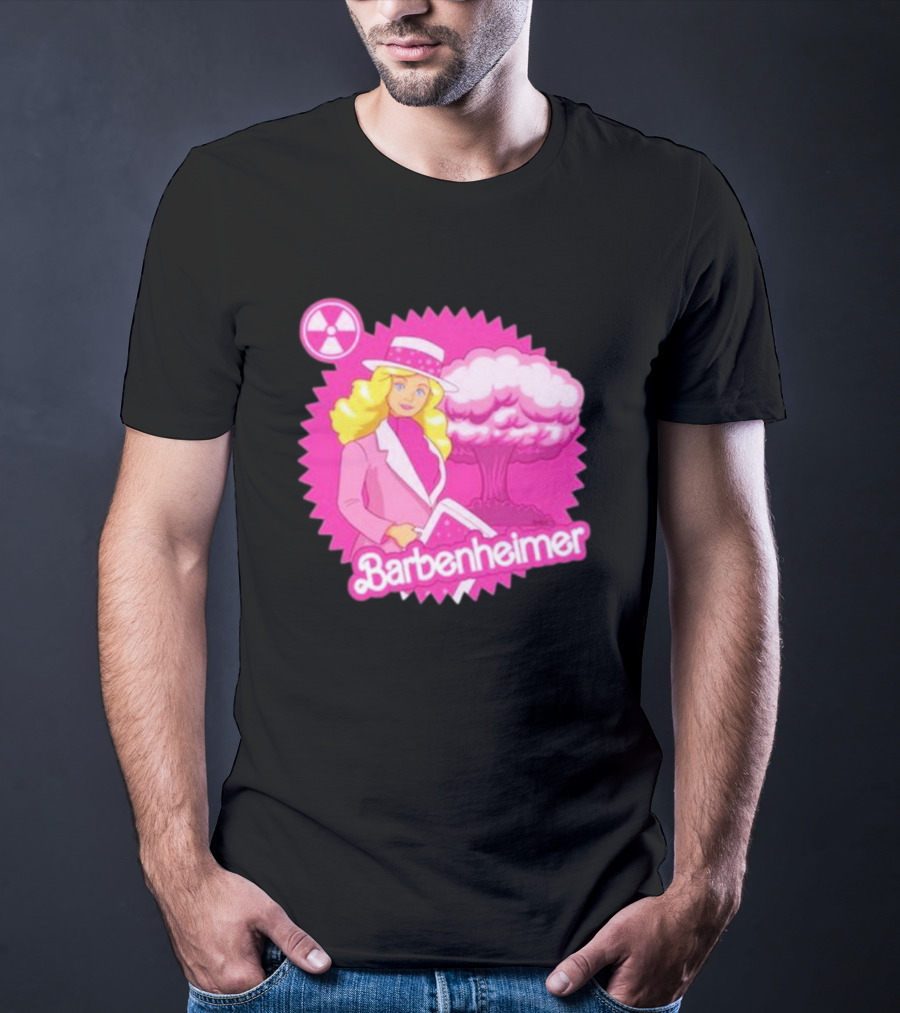 Barbenheimer Boom Pink Atomic Fashion Explosion T-Shirt