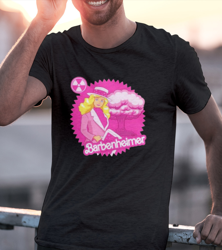 Barbenheimer Boom Pink Atomic Fashion Explosion T-Shirt