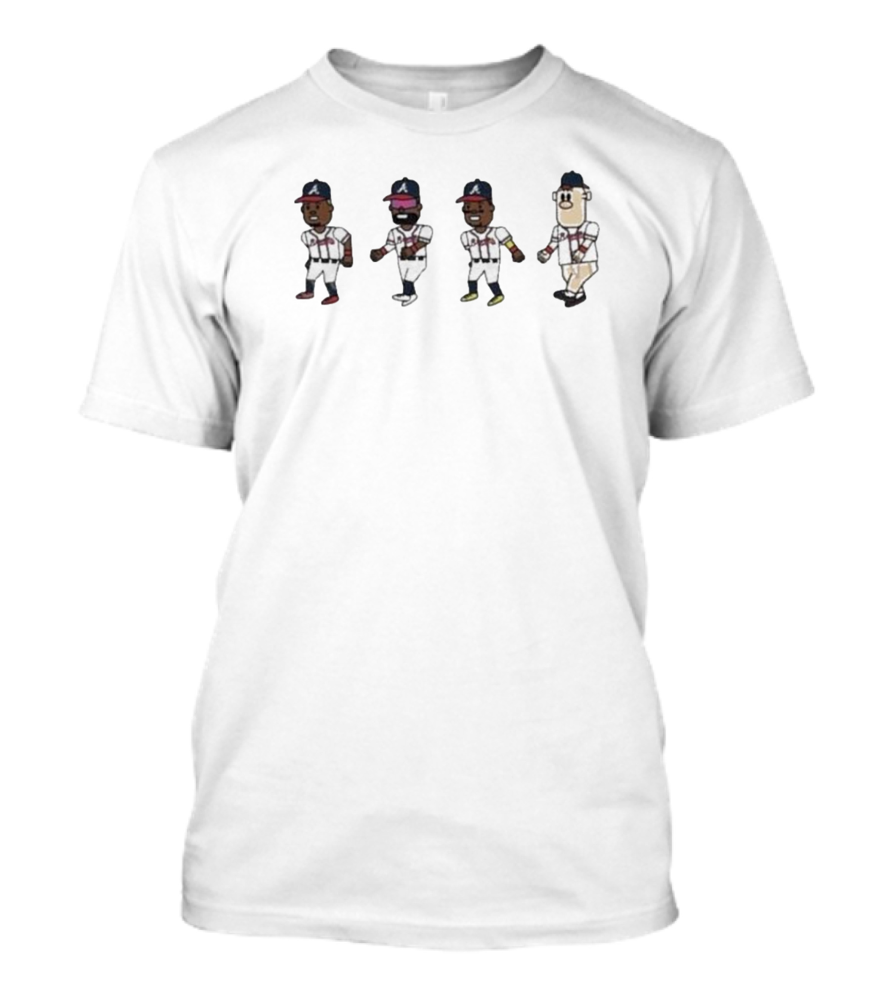 Atlanta Braves We Are Widdawy Gwiddying Our Way To A New Victory With Baseball Characters T-Shirt