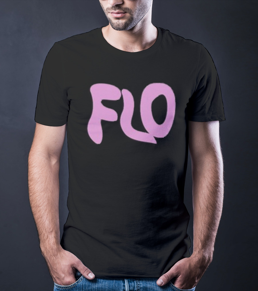 Jimmy Wearing Flo Vintage Style Pink T-Shirt
