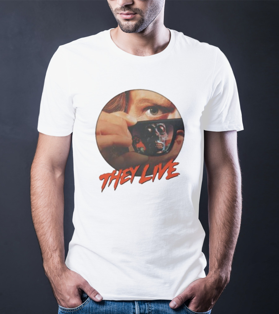 They Live Alien Sunglasses Meme Comedy T-Shirt