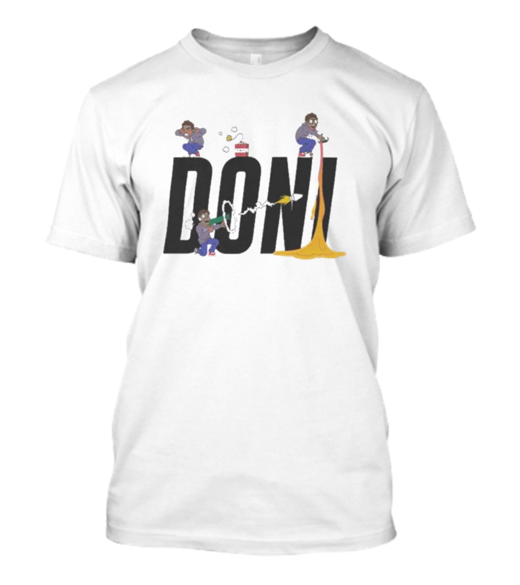 Doni Bobes Mischief Explosive Fun Prankster Antics T-Shirt