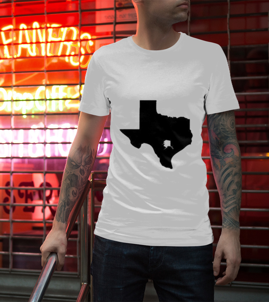 Many People Don’t Realize How Small Alaska Really Is When The Image Is Not To Scale Texas Silhouette Comparison T-Shirt