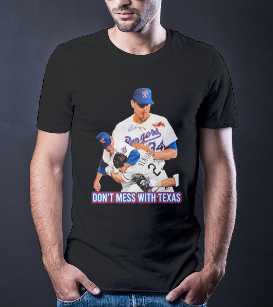 Nolan Ryan Texas Rangers Don’t Mess With Texas Ventura Fight T-Shirt