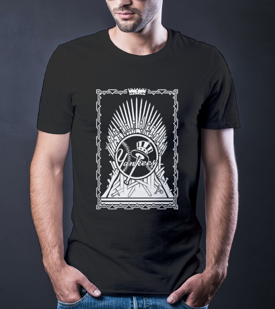 New York Yankees Game Of Thrones Yankees Iron Throne T-Shirt