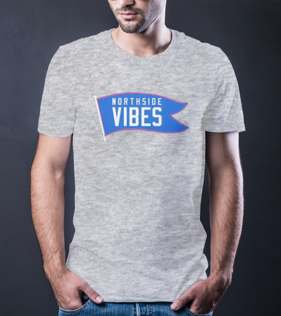 Northside Vibes Chicago Blue Flag T-Shirt