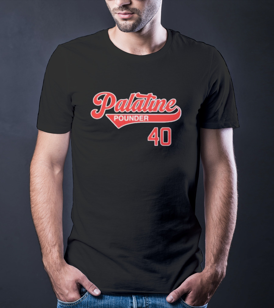 Palatine Pounder 40 Baseball T-Shirt