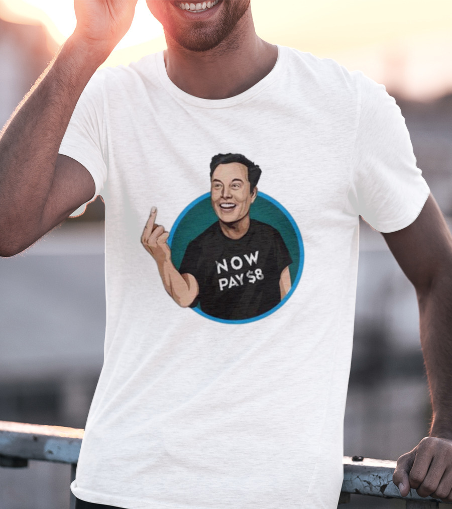Elon Musk Now Pay $8 Circle Gesture T-Shirt