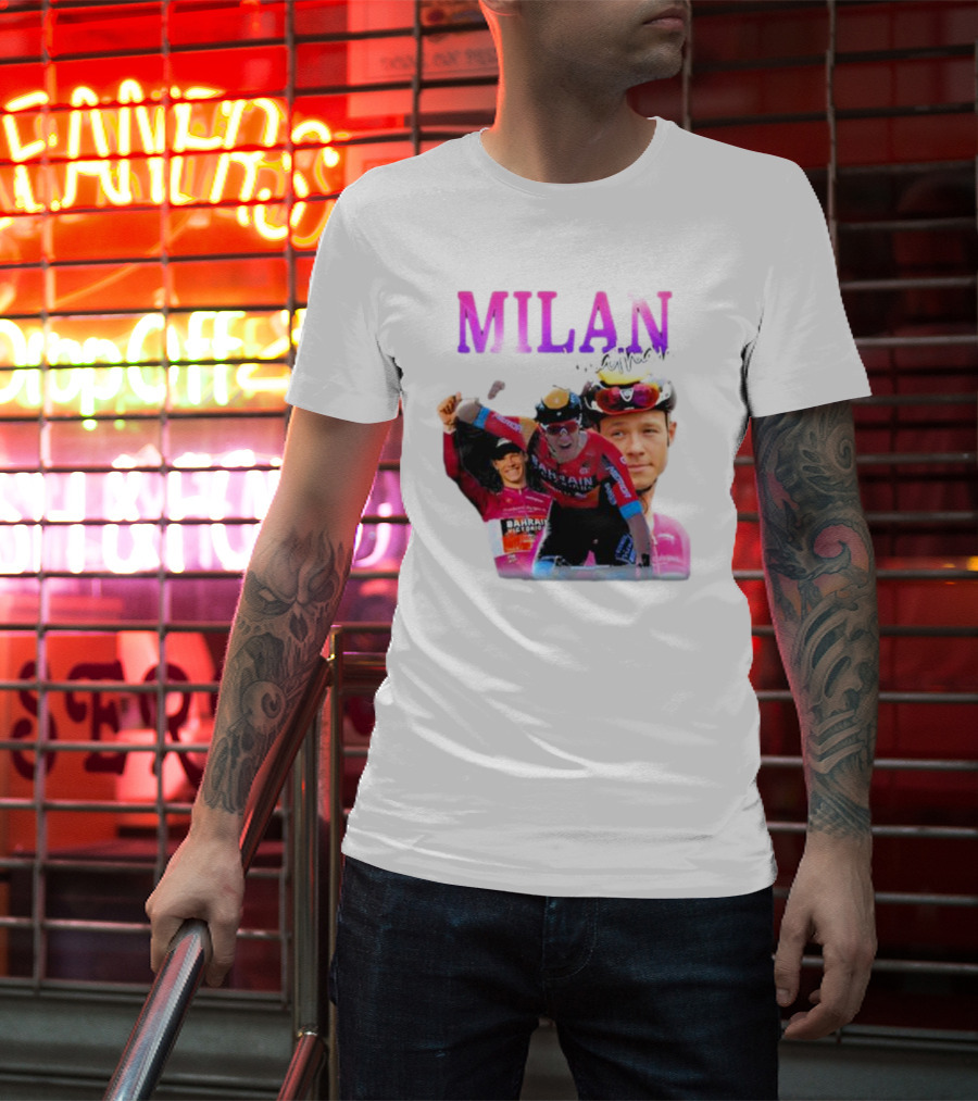 Milan Jonathan Bahrain Cycling Victory T-Shirt
