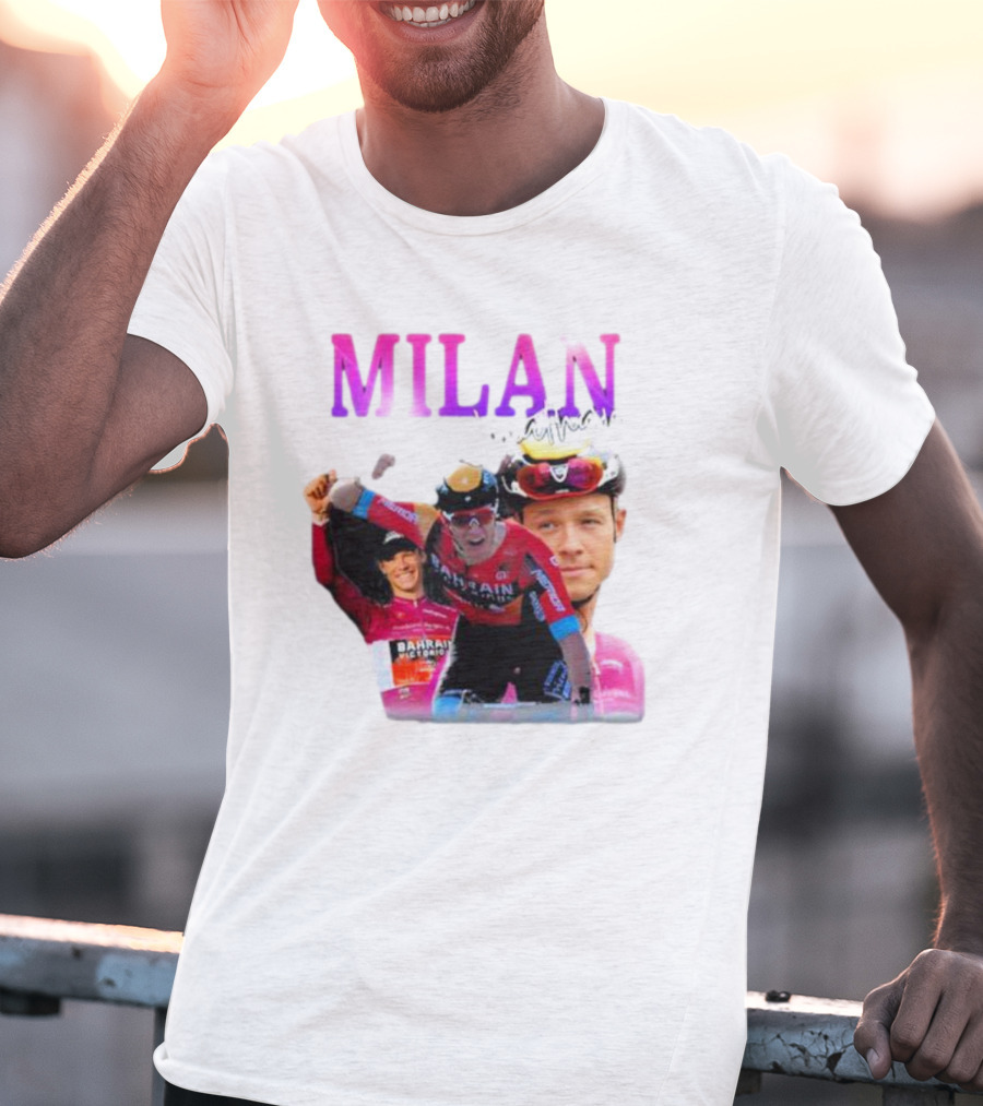 Milan Jonathan Bahrain Cycling Victory T-Shirt