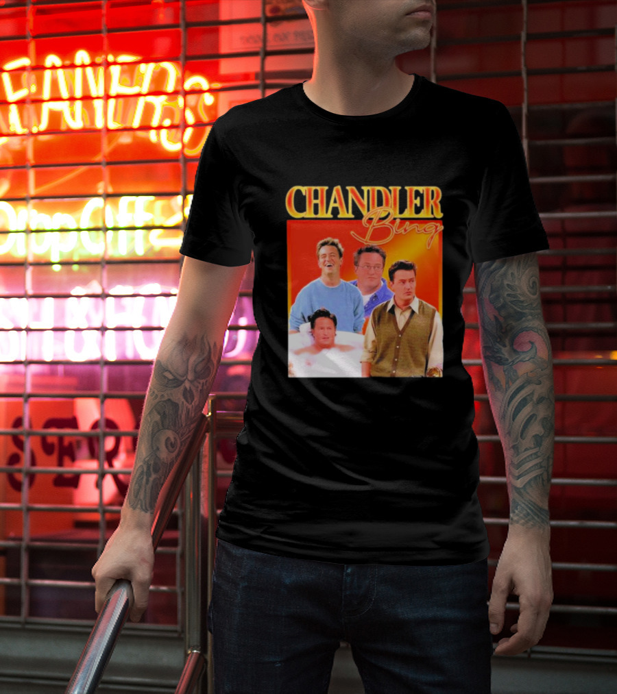 CHANDLER BING MADDNESS SHOP HOMAGE T-Shirt