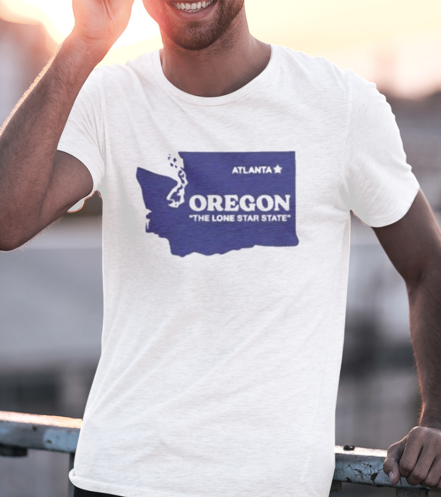 Washington State Oregon The Lone Star State Funny Pacific Northwest Meme T-Shirt