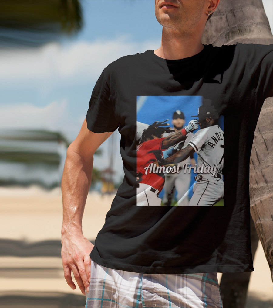 Almost Friday Baseball Knockout Action T-Shirt