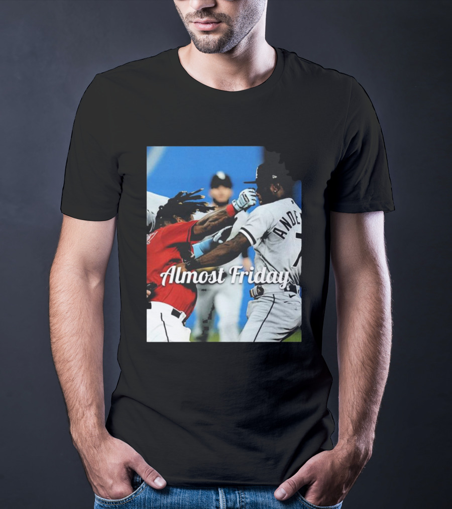 Almost Friday Baseball Knockout Action T-Shirt