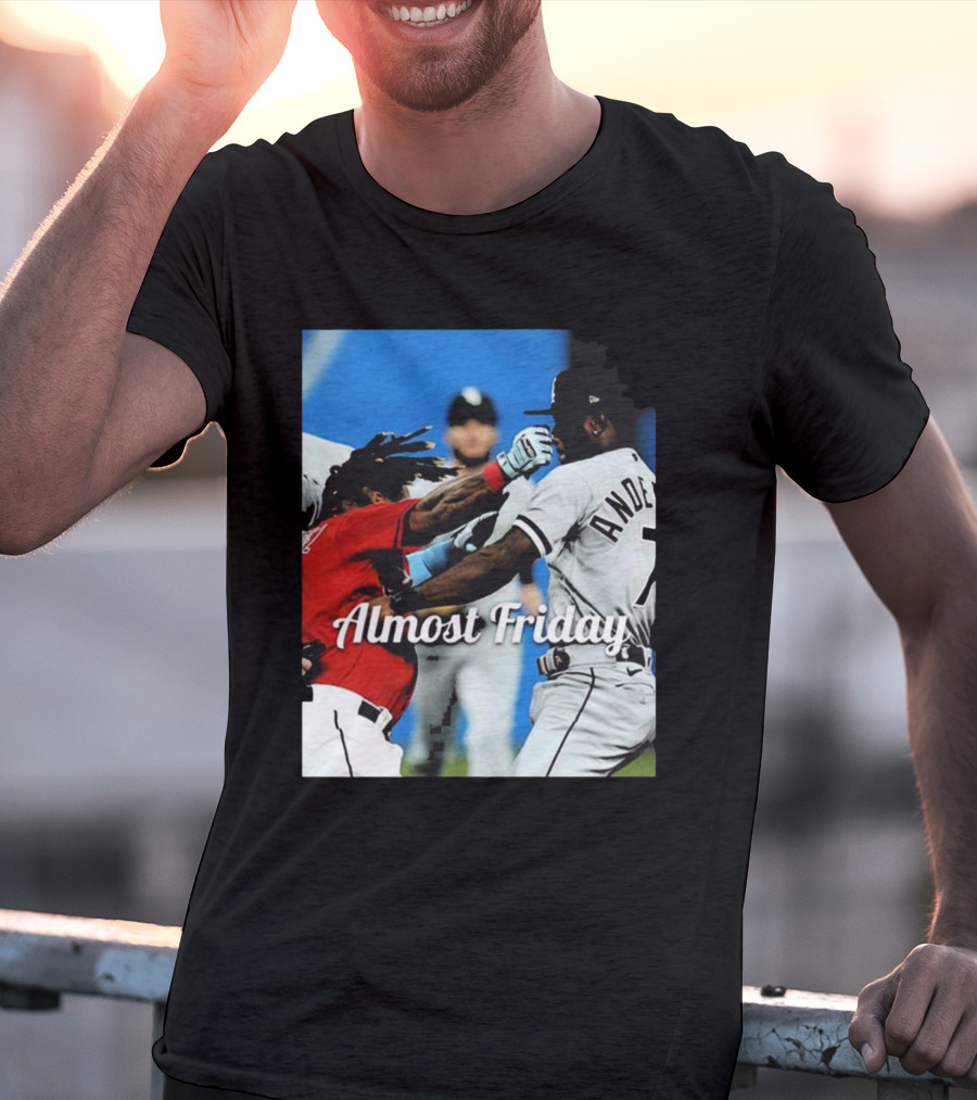 Almost Friday Baseball Knockout Action T-Shirt