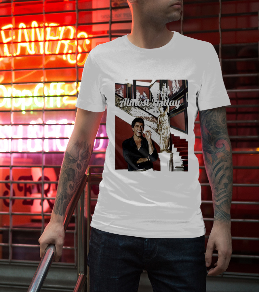 Almost Friday Scarface Mansion Scene T-Shirt