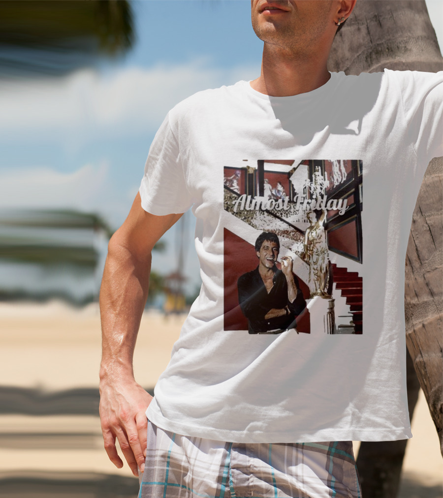 Almost Friday Scarface Mansion Scene T-Shirt