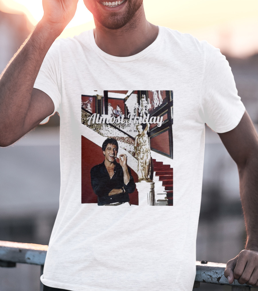 Almost Friday Scarface Mansion Scene T-Shirt