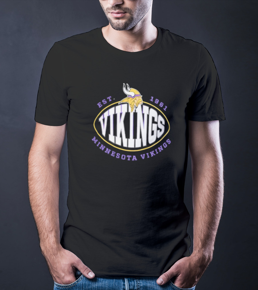 Minnesota Vikings Est. 1961 Boss X NFLTrap T-Shirt